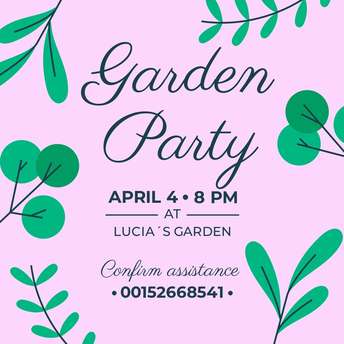Invitation-Garden Party