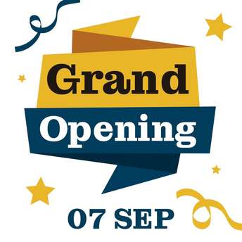 Square Button - Grand Opening