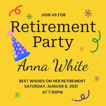 Invitation- Retirement